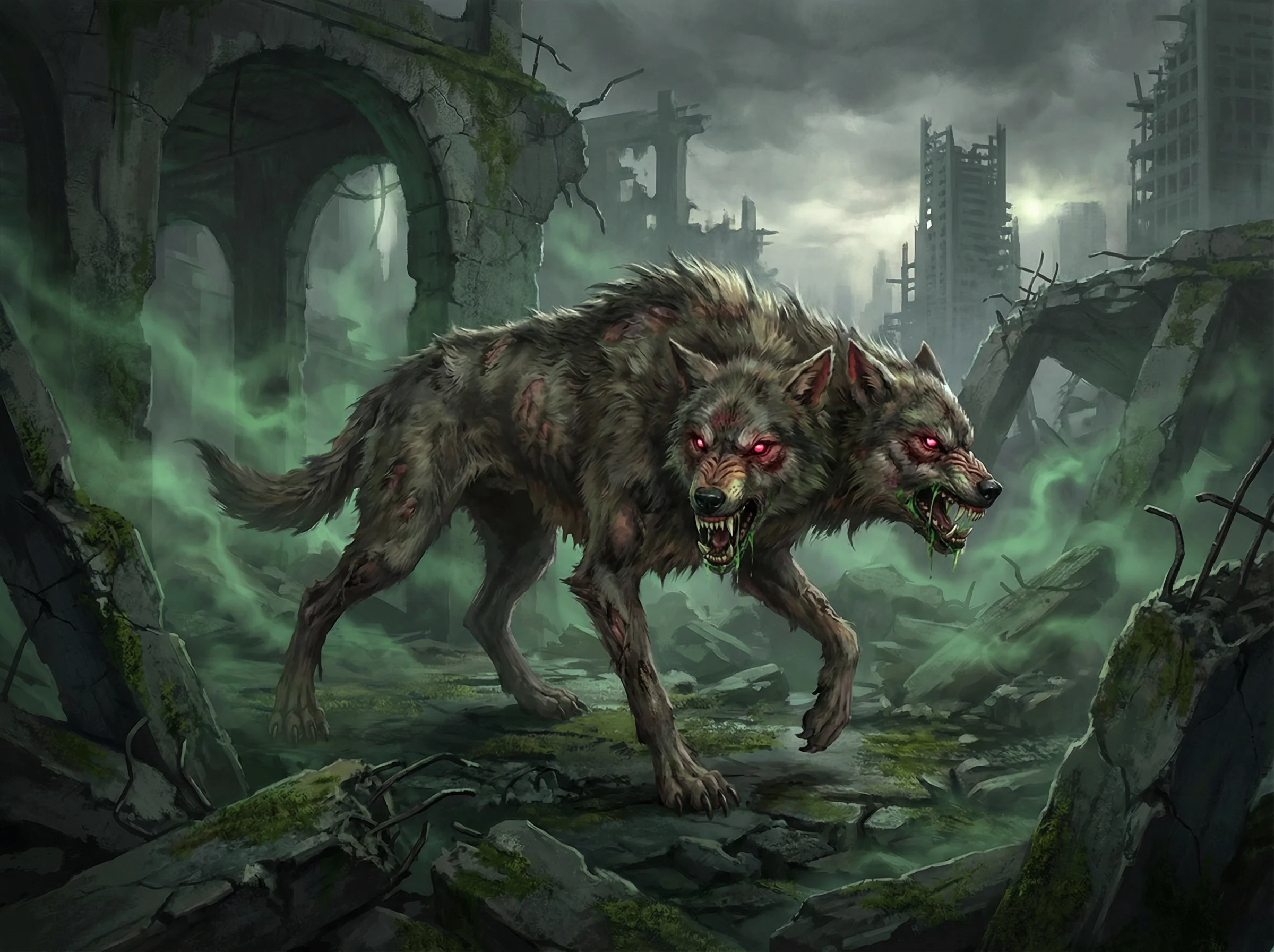 双头变异狼 - pg平台 废土夜间猎食者